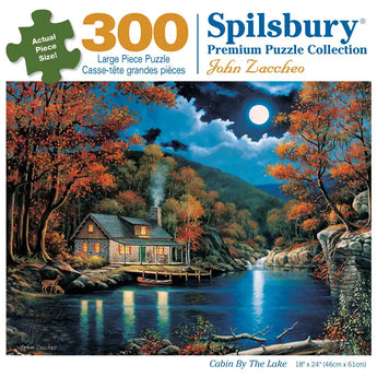 Cabin by the Lake Jigsaw Puzzle