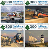 Set of 4 William Phillips Jigsaw Puzzles