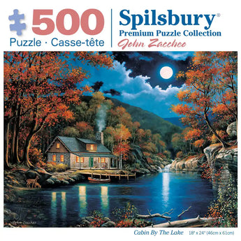 Cabin by the Lake Jigsaw Puzzle