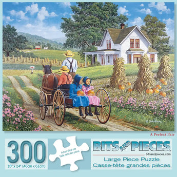 Set of 3 John Sloane 300 Large Piece Jigsaw Puzzles