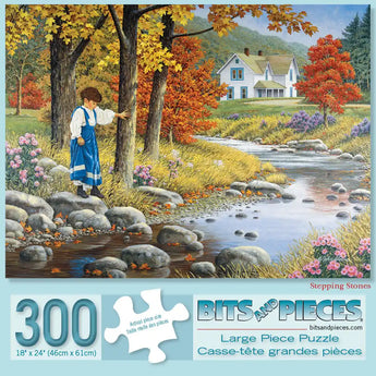 Set of 3 John Sloane 300 Large Piece Jigsaw Puzzles