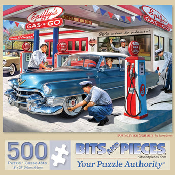 50s Service Station Jigsaw Puzzle