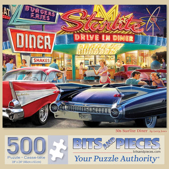 50s Starlite Diner Jigsaw Puzzle