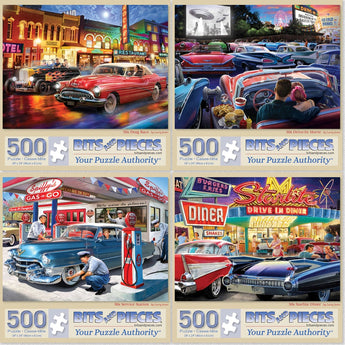 Set of 4 Larry Jones Jigsaw Puzzles