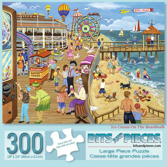 Ice Cream on the Boardwalk Jigsaw Puzzle