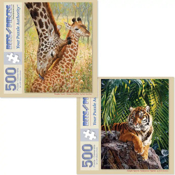 Set of 2 Beth Hoselton Jigsaw Puzzles