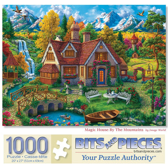 Magic House By The Mountains Jigsaw Puzzle
