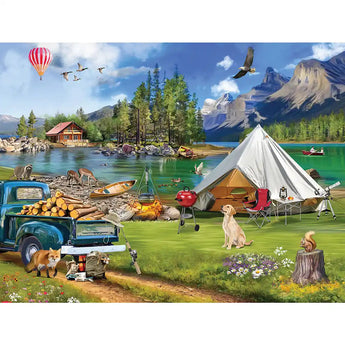 Set of 4 ALI Innis Jigsaw Puzzles