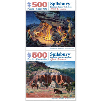 Set of 2 Jack Sorenson Jigsaw Puzzles