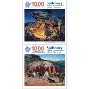 Set of 2 Jack Sorenson Jigsaw Puzzles