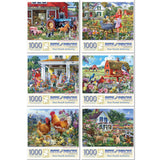 Set of 6 Oleg Gavrilov Jigsaw Puzzles
