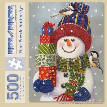 Snowman with Presents Jigsaw Puzzle