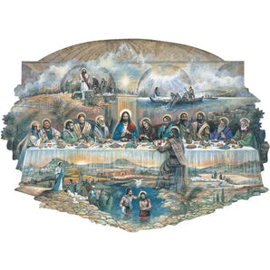 Last Supper Shaped Jigsaw Puzzle