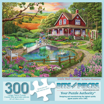 Little Red Cottage Jigsaw Puzzle
