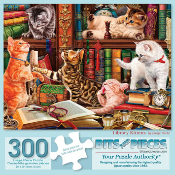 Library Kittens Jigsaw Puzzle