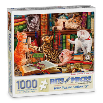 Library Kittens Jigsaw Puzzle