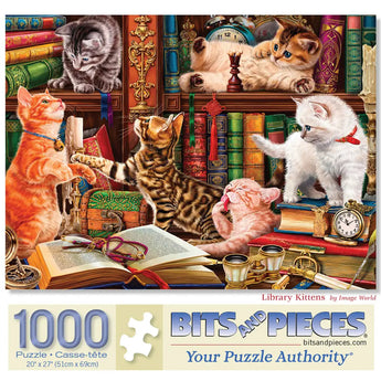 Library Kittens Jigsaw Puzzle