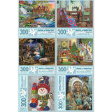 Set of 6  Best Selling Artists Puzzles Holiday Catalog