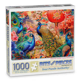 Peacock Garden Jigsaw Puzzle