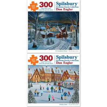 Set Of 2 Don Engler Jigsaw Puzzles