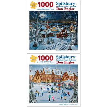 Set Of 2 Don Engler Jigsaw Puzzles