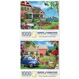 Set of 2 : Alan Giana Spring Jigsaw Puzzles