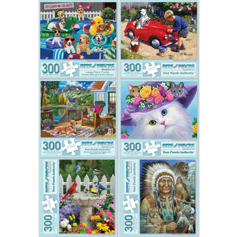 Set of 6 : Best Selling Artists Jigsaw Puzzles