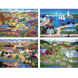 Set of 4 : Steven Klein Jigsaw Puzzles