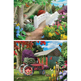 Set of 2  500 Piece Jigsaw Puzzles by Alan Giana