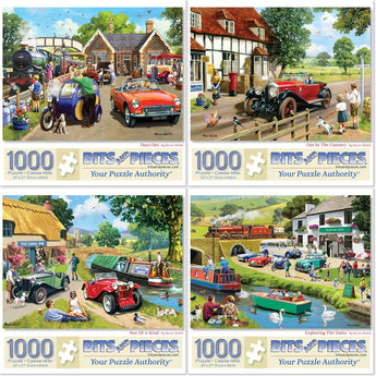 Set of 4 : Kevin Walsh Jigsaw Puzzles